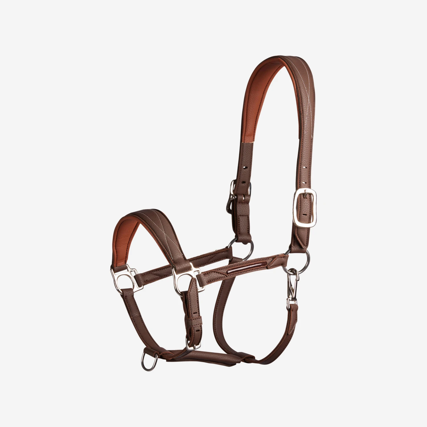 Horse Riding Synthetic Leather Halter For Horse & Pony 500 8 Horse Riding Synthetic Leather Halter For Horse & Pony 500 - Image 6