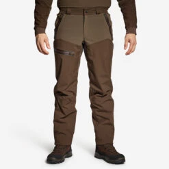 HUNTING WATERPROOF TROUSERS RENFORT 900 BROWN 17 HUNTING WATERPROOF TROUSERS RENFORT 900 BROWN -Outdoor Sporting Goods k027aa4084c9a31dac130336c8fbaf43e