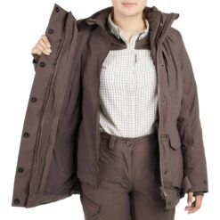 HUNTING WOMEN’S 3-IN-1 WARM WATERPROOF JACKET 500 - BROWN 24 HUNTING WOMEN’S 3-IN-1 WARM WATERPROOF JACKET 500 - BROWN -Outdoor Sporting Goods k0459ec1781d18cad2cad0e7c6f02e087