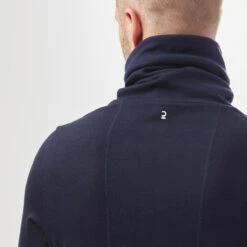 WEDZE Men's Ski Base Layer - BL 900 Wool High Neck -Outdoor Sporting Goods k046f47085393054138a47318a65dafca