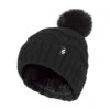 Ladies Winter Zigzag Patterned Fur Cuff Bobble Thermal Hat -Outdoor Sporting Goods k095a9ea1b45654df19d3e29b8609bba3