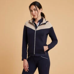 Women's Zipped Horse Riding Sweatshirt 900 -Outdoor Sporting Goods k0a4de14e8c55cb6423665a292b7bcc0b