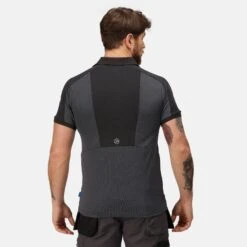 Regatta Mens Offensive Wicking Polo Shirt (Black) -Outdoor Sporting Goods k0e4c5f4b73158d28aab5bc9315c536ab