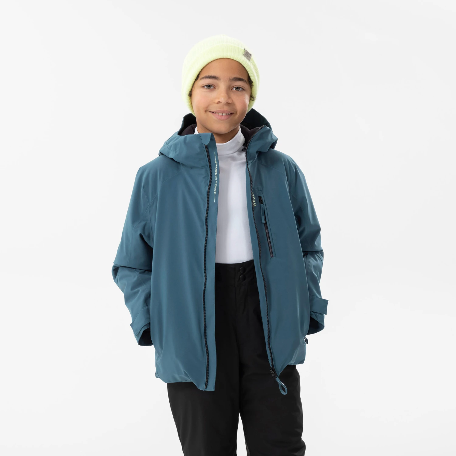 WEDZE Kids’ Warm And Waterproof Ski Jacket 550 4 WEDZE Kids’ Warm And Waterproof Ski Jacket 550 - Image 2