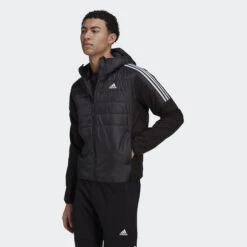 ADIDAS Essentials Insulated Hooded Hybrid Jacket -Outdoor Sporting Goods k0f80b9a96e40d58a14ba4ed4a56a3c53