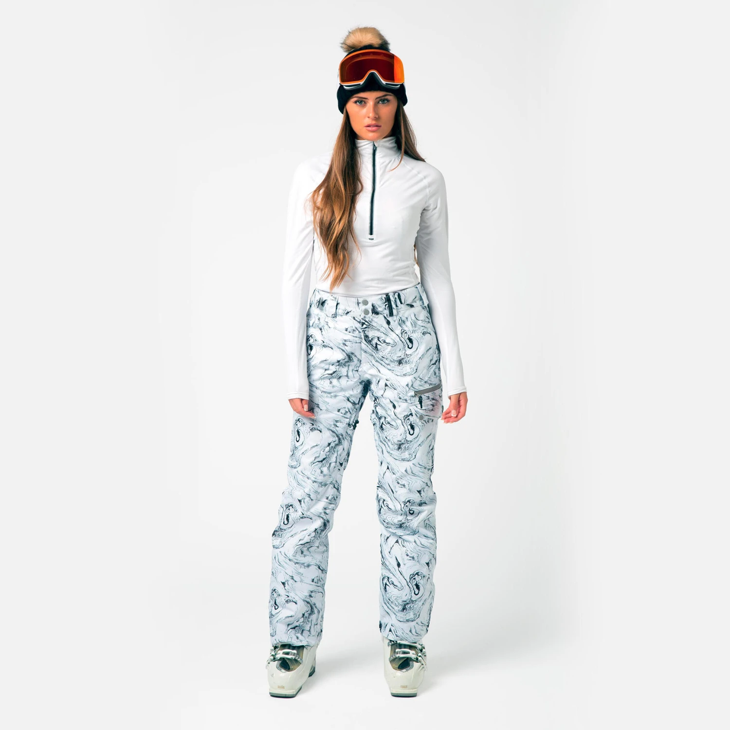 Wanderlust Hypadri Ski Pant White Marble 6 Wanderlust Hypadri Ski Pant White Marble - Image 4