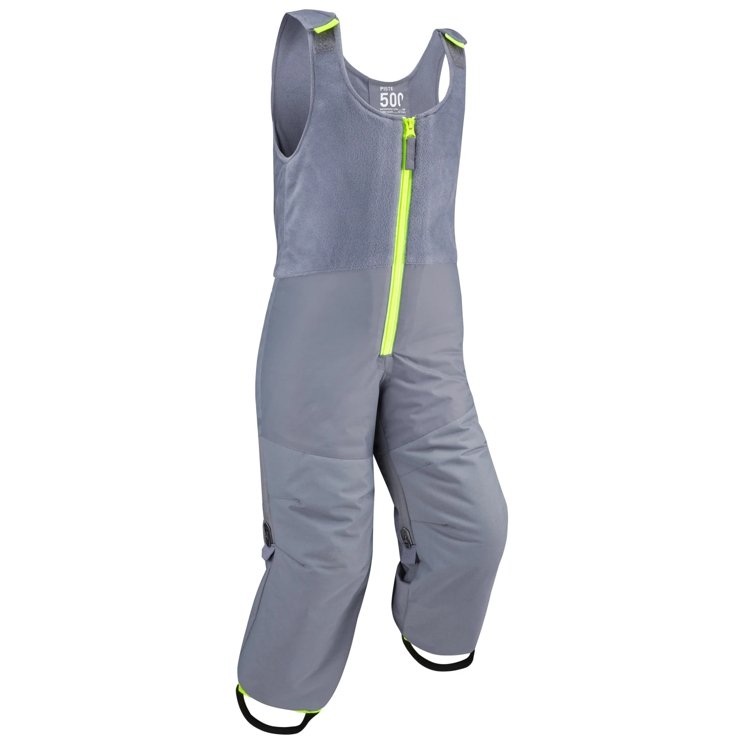 WEDZE KIDS’ WARM AND WATERPROOF SKI SALOPETTES PNF 500 GREY 3 WEDZE KIDS’ WARM AND WATERPROOF SKI SALOPETTES PNF 500 GREY