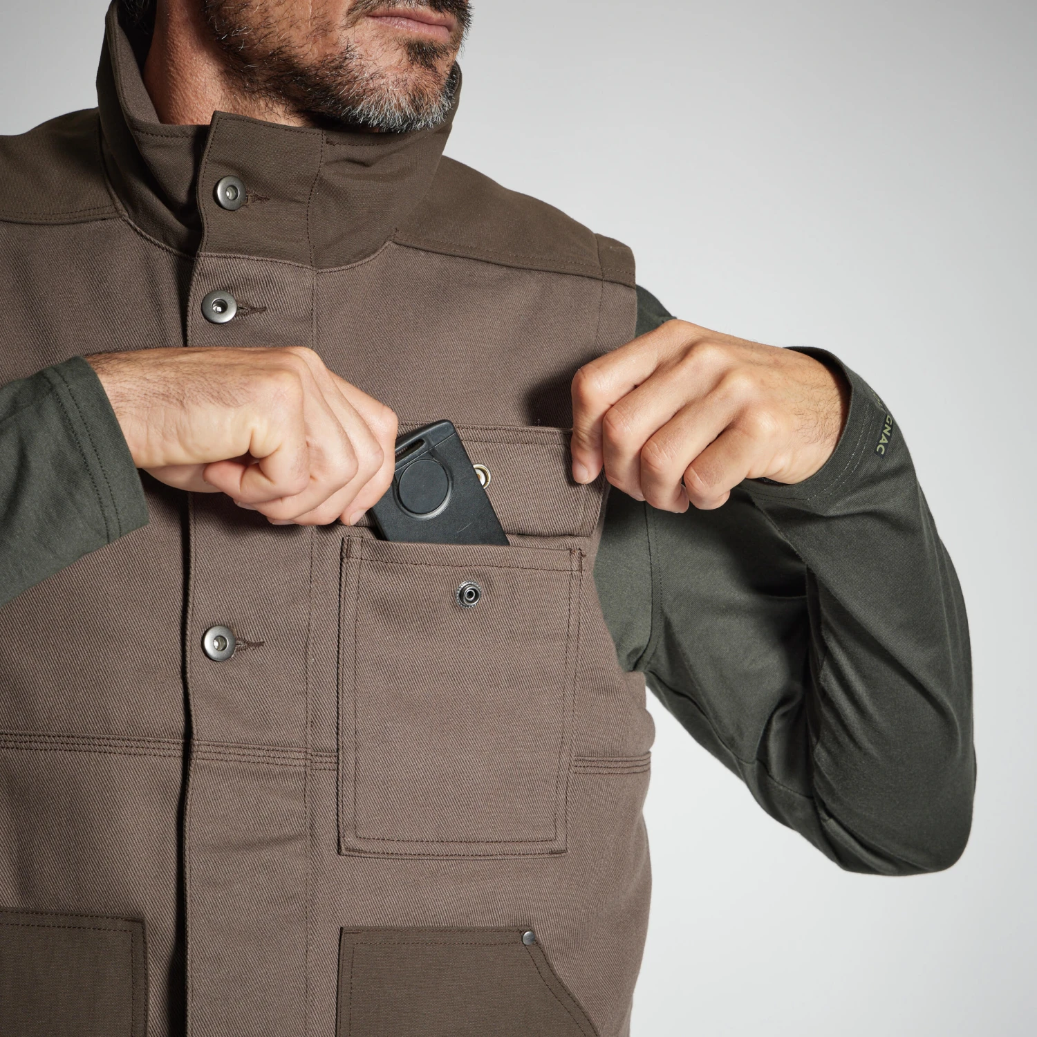 DURABLE GILET 500 BROWN 6 DURABLE GILET 500 BROWN - Image 4