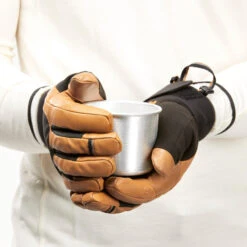 Adult Mountain Trekking Waterproof Leather Gloves MT900 Brown 14 Adult Mountain Trekking Waterproof Leather Gloves MT900 Brown -Outdoor Sporting Goods k20343b2aa61d19f497aa196a0118e118