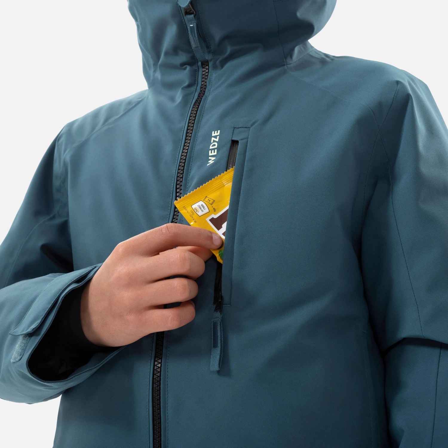 WEDZE Kids’ Warm And Waterproof Ski Jacket 550 8 WEDZE Kids’ Warm And Waterproof Ski Jacket 550 - Image 6