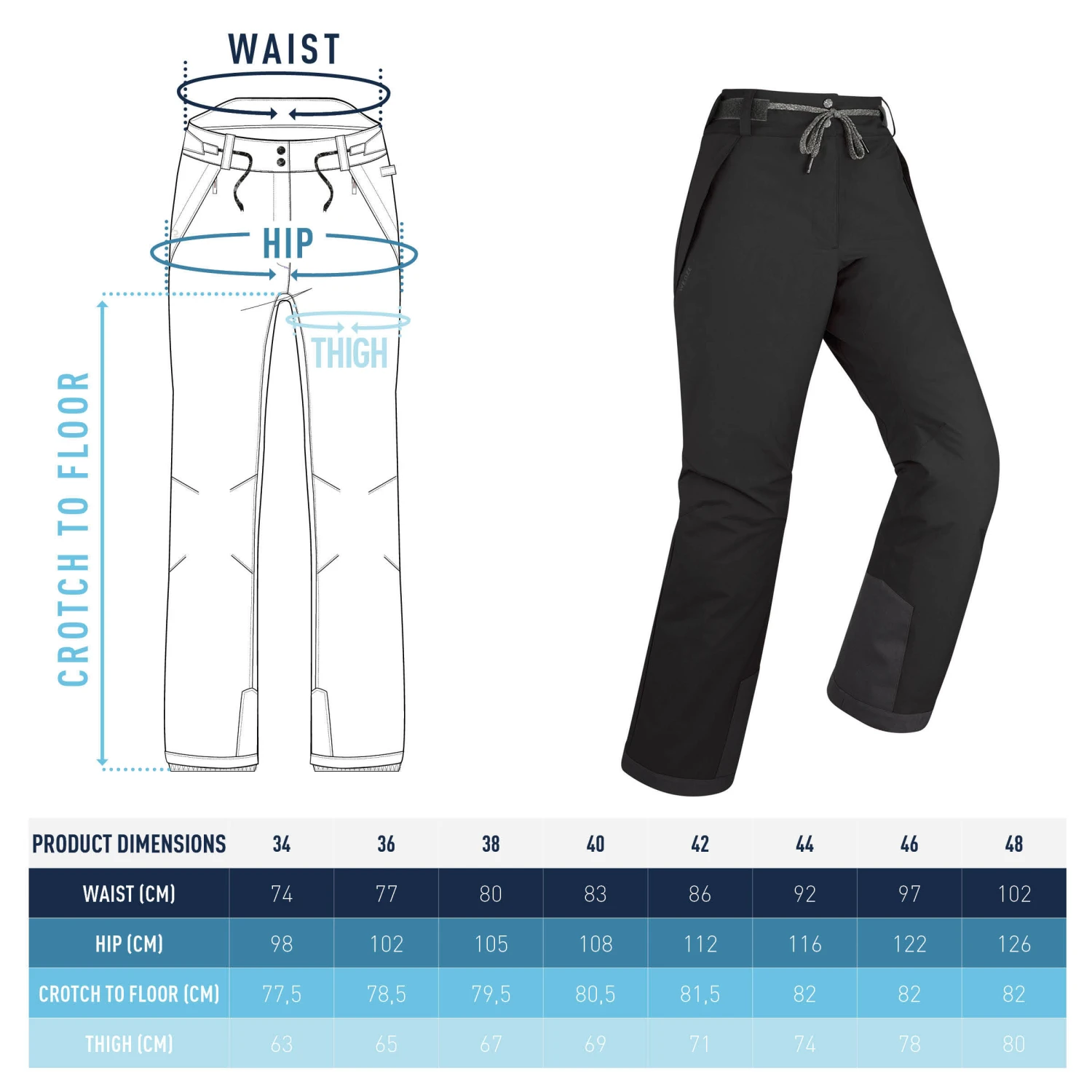 Women's Snowboard Trousers 7 Women's Snowboard Trousers - Image 5