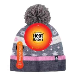 Ladies Warm Knit Fleece Lined Winter Warm Hat With Pom Pom -Outdoor Sporting Goods k2710626b0a4c70072d85ed4276edfd31