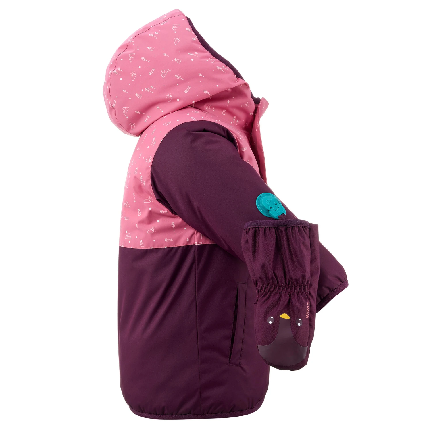 WEDZE Baby Ski Jacket WARM LUGIKLIP 12 WEDZE Baby Ski Jacket WARM LUGIKLIP - Image 10