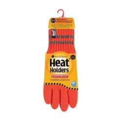 Mens Hi Vis Reflective Fleece Lined Thermal Winter Gloves -Outdoor Sporting Goods k28d9530791acb4986e02aa5abb964ecc