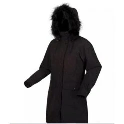 Regatta Womens/Ladies Shiloh Faux Fur Trim Parka (Black) -Outdoor Sporting Goods k2bbe12b4b11032a0a2be6e0f32645cfd