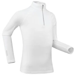 WEDZE Kids’ Ski Base Layer Top - BL 500 1/2 Zip -Outdoor Sporting Goods k2e67344a01ba42b0eb91d0f1bcd2d39c