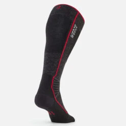WEDZE ADULT WOOLLEN SKI AND SNOWBOARD SOCKS - 900 WOOL - BLACK -Outdoor Sporting Goods k304b7b2a0c53b3962c5b43dcfec214ff