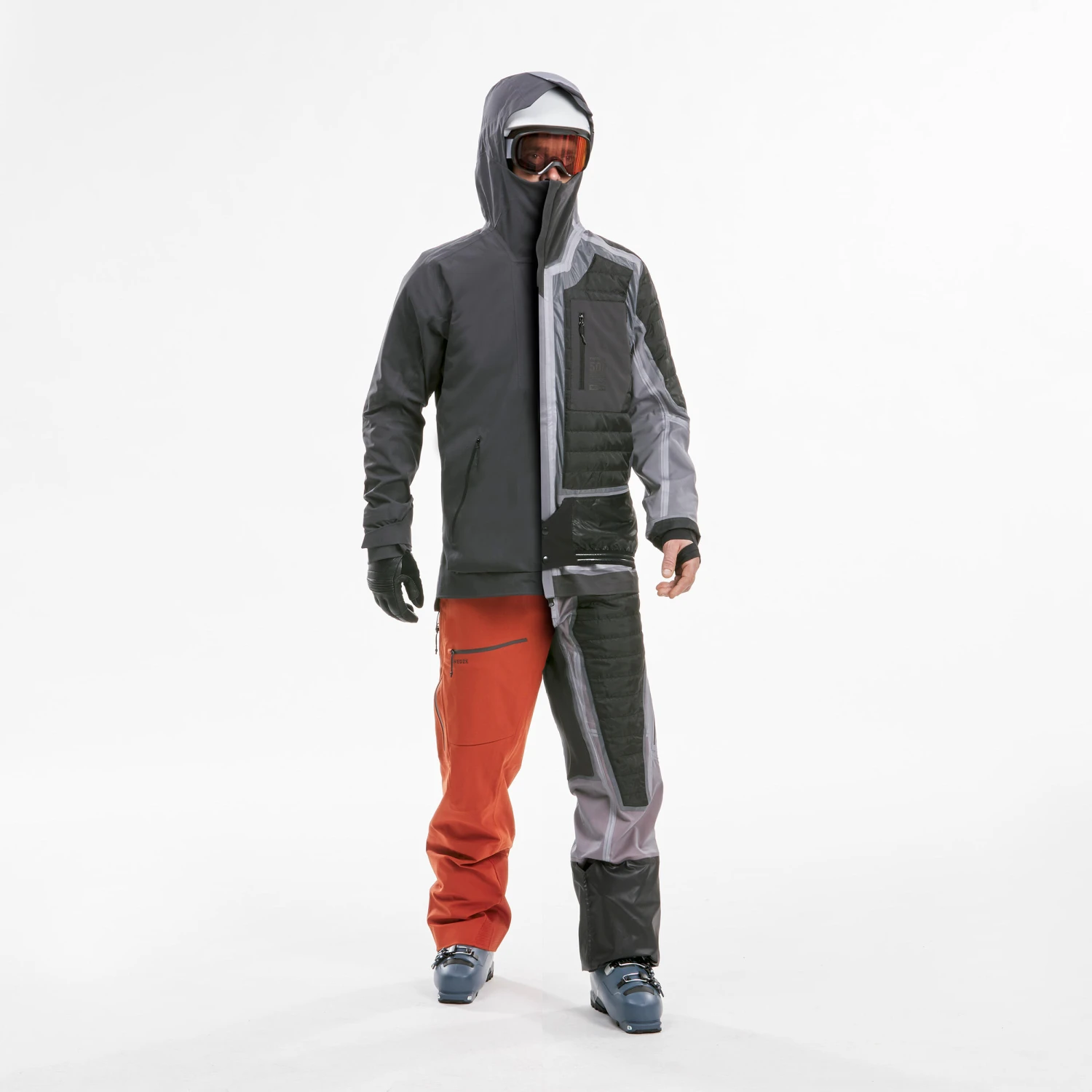 WEDZE MEN’S SKI TROUSERS FR500 8 WEDZE MEN’S SKI TROUSERS FR500 - Image 6
