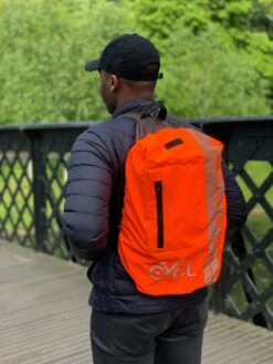 High Visibility Waterproof Backpack Cover -Outdoor Sporting Goods k32b3634fffc65166a9298e22ba0a438c