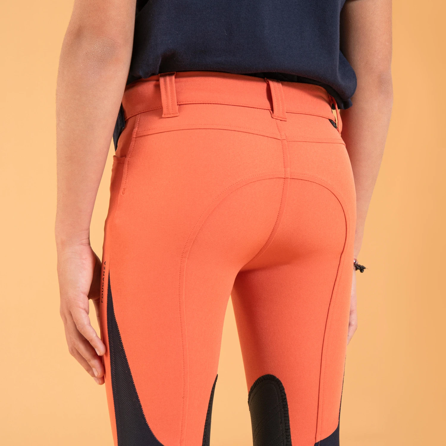 Kids' Horse Riding Lightweight Mesh Jodhpurs With Grippy Suede Patches 500 19 Kids' Horse Riding Lightweight Mesh Jodhpurs With Grippy Suede Patches 500 - Image 17