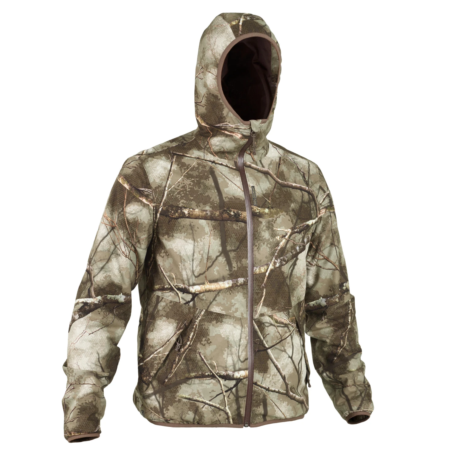 Silent Waterproof Hunting Jacket TREEMETIC 500 CAMOUFLAGE 3 Silent Waterproof Hunting Jacket TREEMETIC 500 CAMOUFLAGE