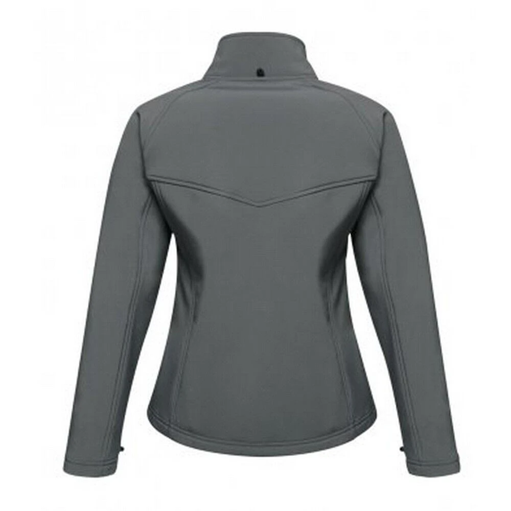 Regatta Womens/Ladies Uproar Soft Shell Jacket (Seal Grey) 4 Regatta Womens/Ladies Uproar Soft Shell Jacket (Seal Grey) - Image 2