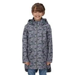 Regatta Childrens/Kids Talei Floral Waterproof Jacket (Balsam Green) -Outdoor Sporting Goods k3959498733dd4782c1e9c682b2104ae9