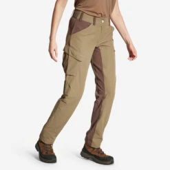 WOMEN'S TROUSERS 500 LIGHTWEIGHT BREATHABLE BROWN -Outdoor Sporting Goods k3975a4757a550743ee211a9f7ba1c994