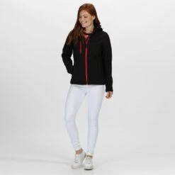 Regatta Womens/Ladies Venturer Hooded Soft Shell Jacket (Black) 29 Regatta Womens/Ladies Venturer Hooded Soft Shell Jacket (Black) -Outdoor Sporting Goods k3b806a4458abcd6b40abbd61440047f0