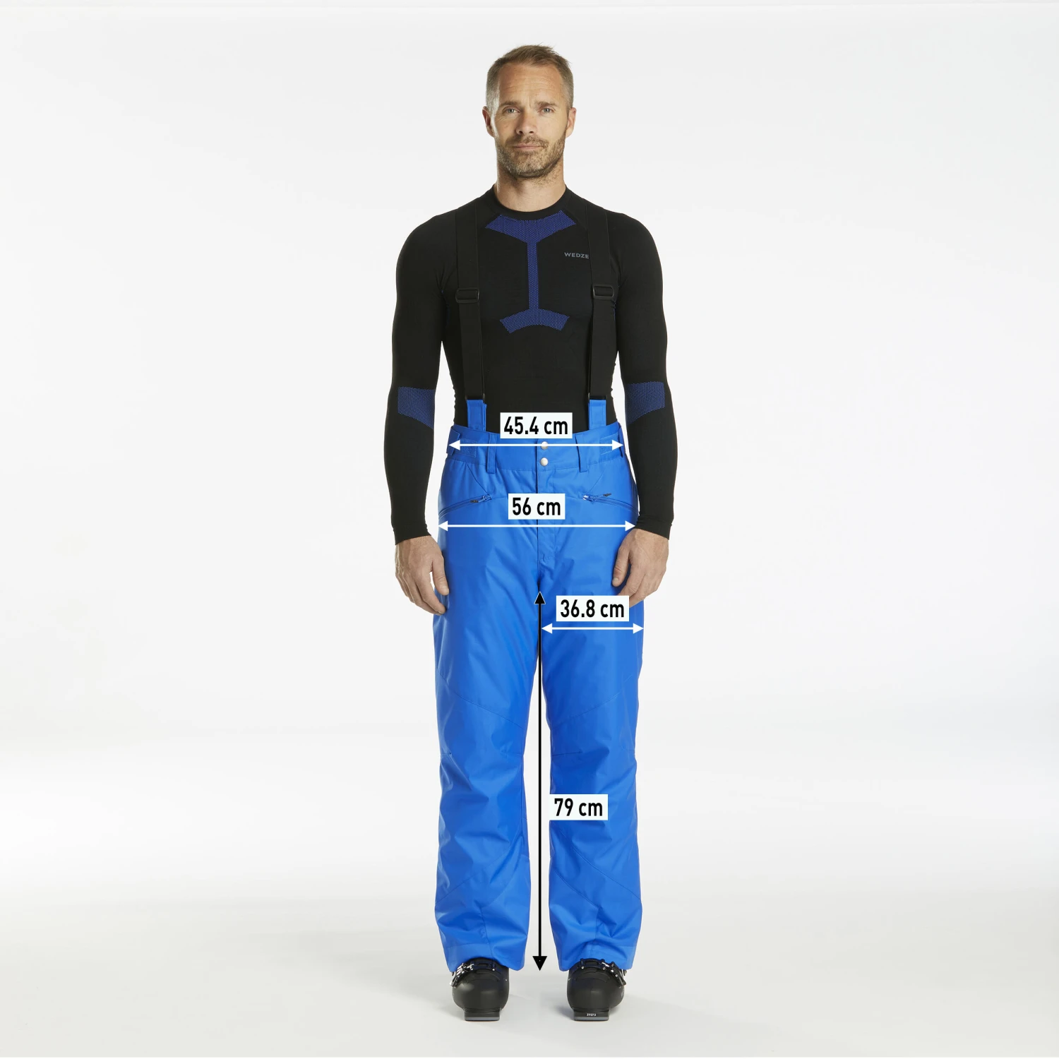 WEDZE MEN’S WARM SKI TROUSERS 4 WEDZE MEN’S WARM SKI TROUSERS - Image 2