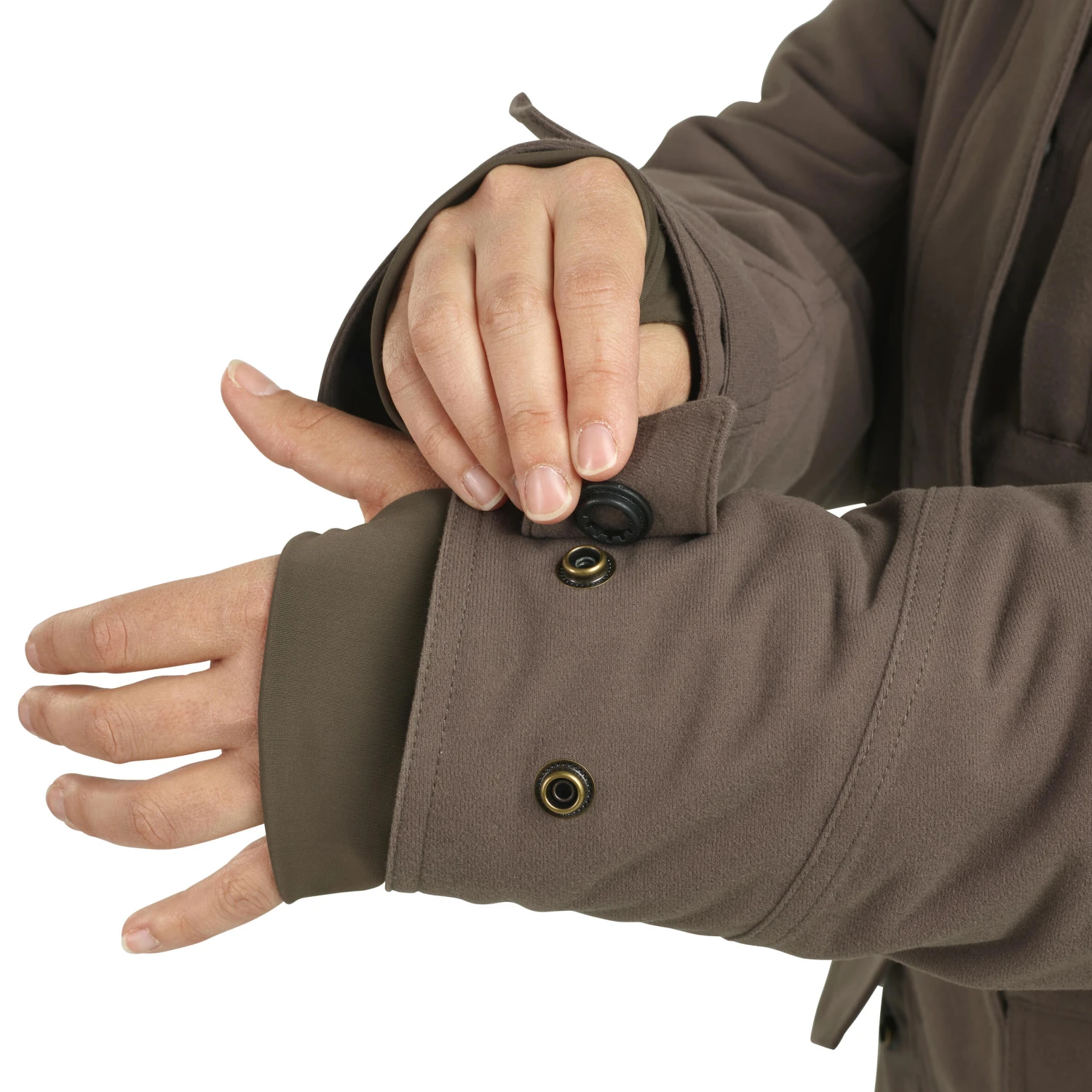 HUNTING WOMEN’S 3-IN-1 WARM WATERPROOF JACKET 500 - BROWN 14 HUNTING WOMEN’S 3-IN-1 WARM WATERPROOF JACKET 500 - BROWN - Image 12