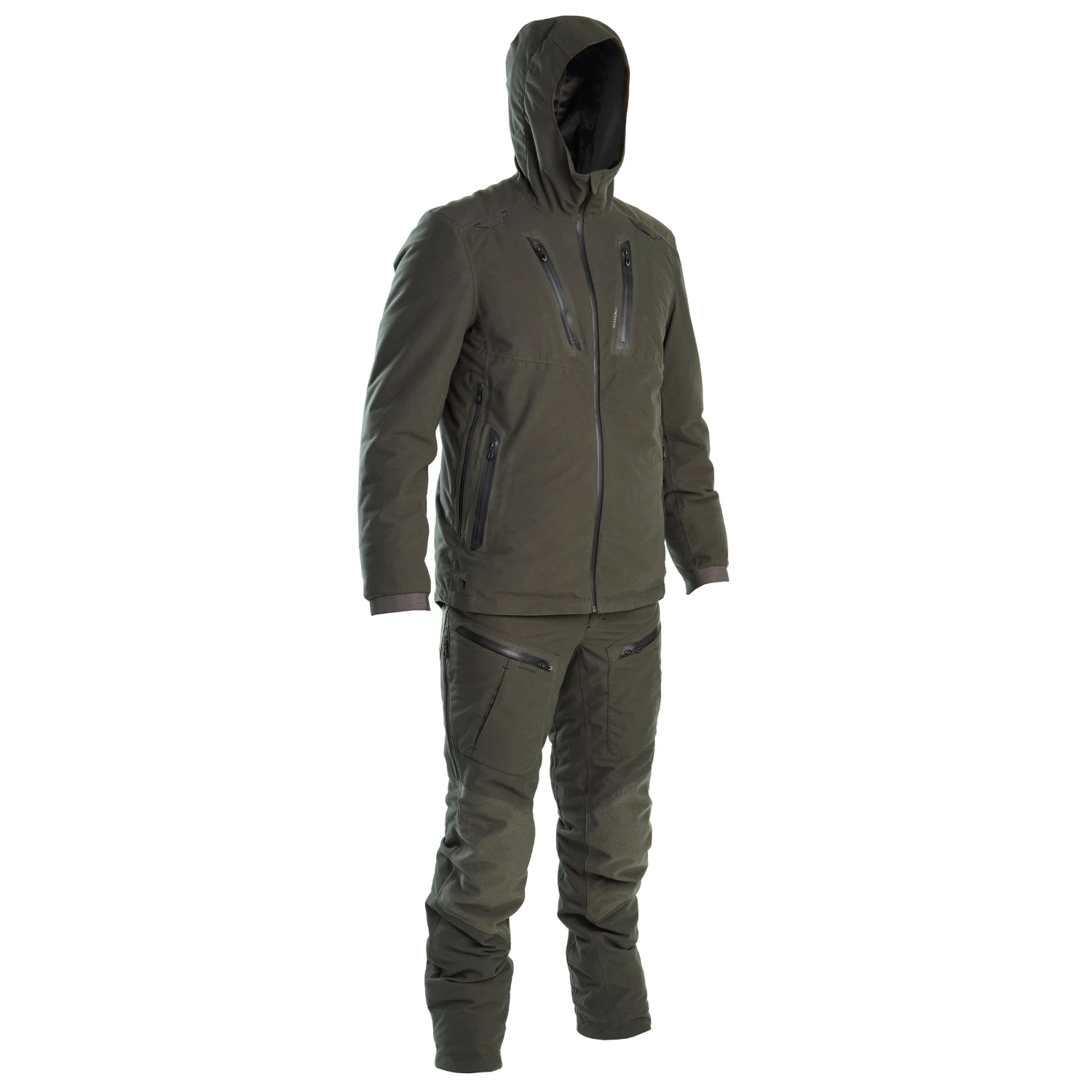 WARM WATERPROOF HUNTING SILENT JACKET GREEN 900 17 WARM WATERPROOF HUNTING SILENT JACKET GREEN 900 - Image 15