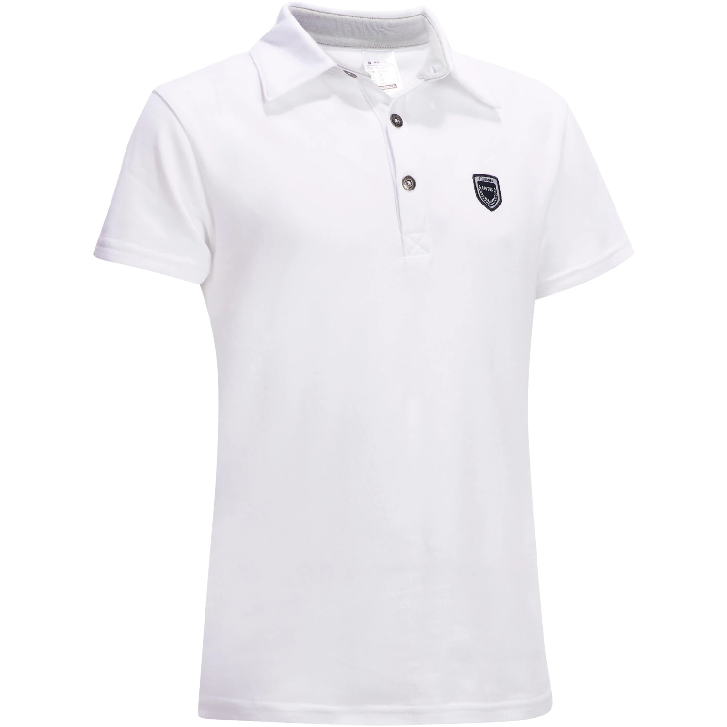 Kids' Short-Sleeved Horse Riding Show Polo Shirt 100 3 Kids' Short-Sleeved Horse Riding Show Polo Shirt 100