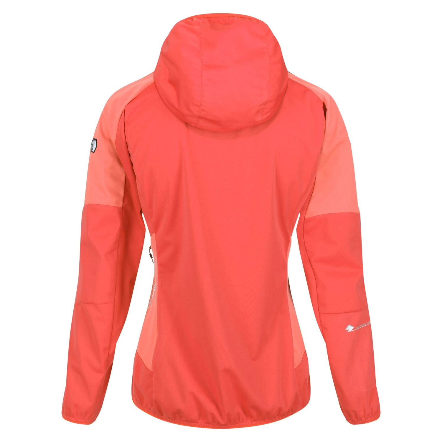 Regatta Womens/Ladies Tarvos IV Softshell Jacket (Neon Peach/Fusion Coral) 4 Regatta Womens/Ladies Tarvos IV Softshell Jacket (Neon Peach/Fusion Coral) - Image 2