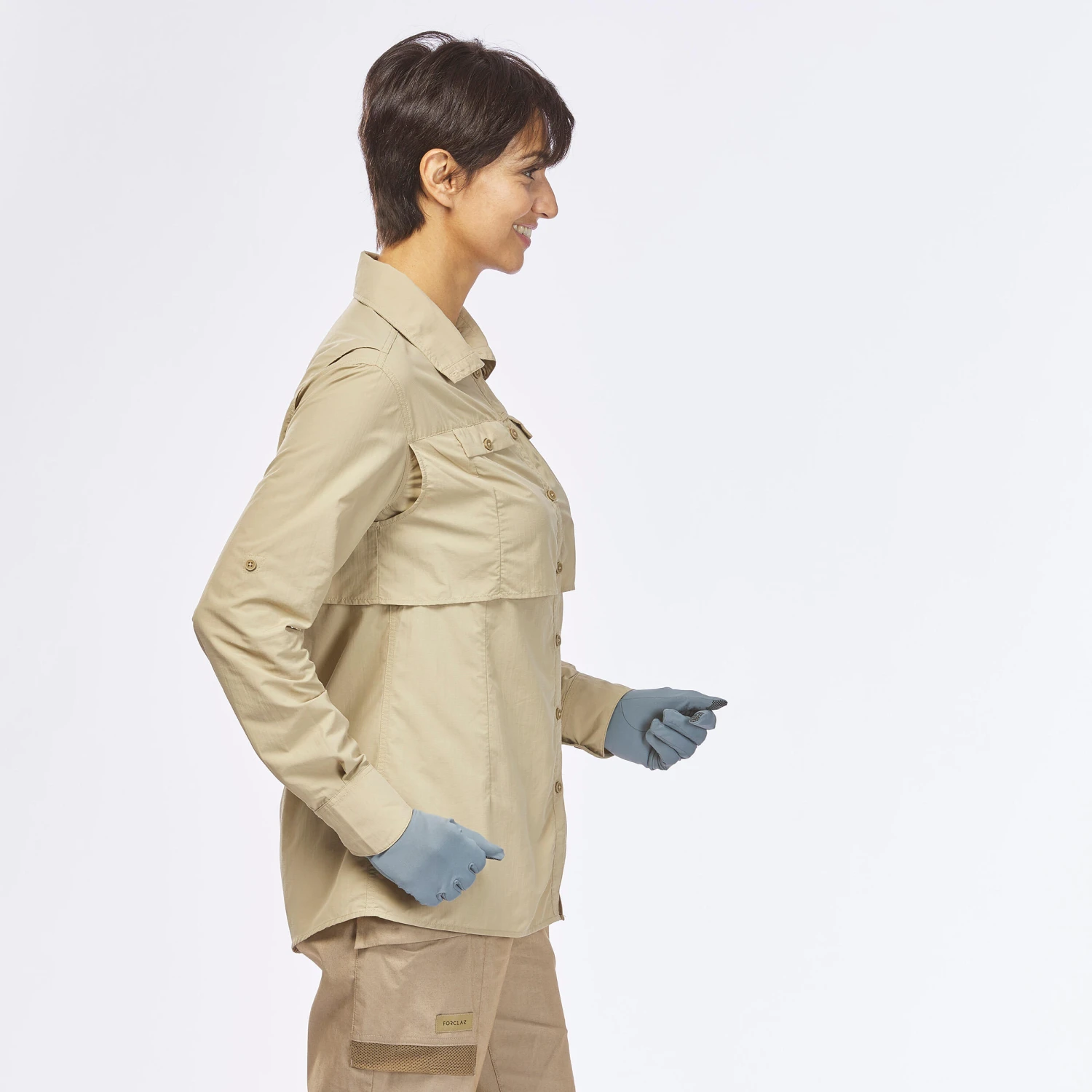 Women's Anti-UV Long-sleeved Desert Trekking Shirt DESERT 900 6 Women's Anti-UV Long-sleeved Desert Trekking Shirt DESERT 900 - Image 4