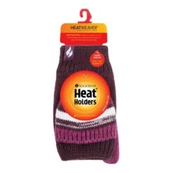 Ladies Striped Thermal Knitted Converter Mitten Gloves -Outdoor Sporting Goods k498eca05a87c5410bcf2eb614b32ec0a