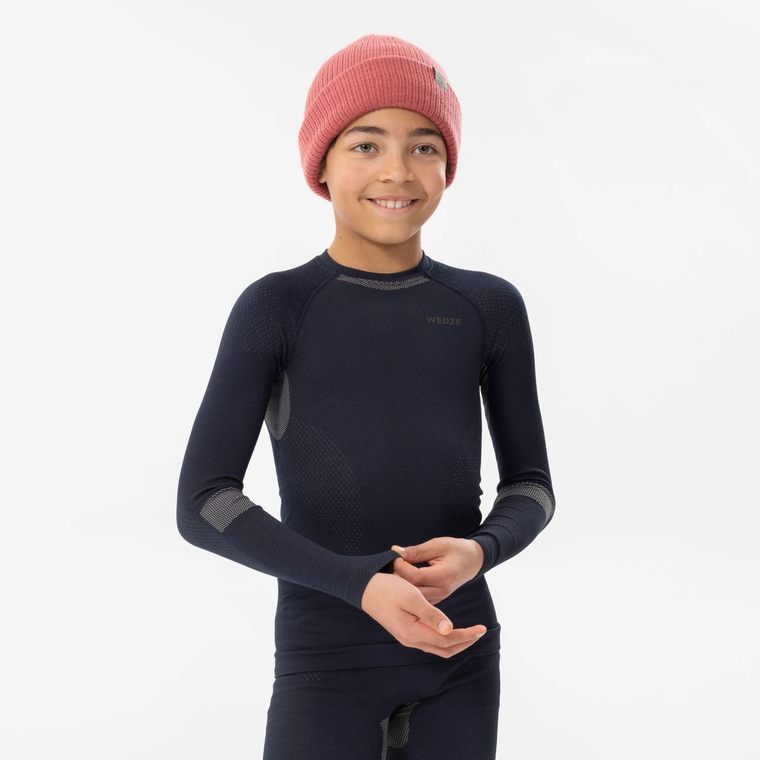 WEDZE KIDS' SKI BASE LAYER TOP - BL 500 I-SOFT SEAMLESS 7 WEDZE KIDS' SKI BASE LAYER TOP - BL 500 I-SOFT SEAMLESS - Image 5