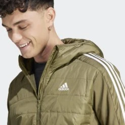 ADIDAS Essentials Insulated Hooded Hybrid Jacket -Outdoor Sporting Goods k4d2a48e3c67392d2a0a40ed21adcaf73