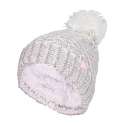 Ladies Fleece Lined Cuffed Thermal Winter Bobble Hat With Pom Pom -Outdoor Sporting Goods k4f5bac2debcc1d4f6420387289b0a2a0