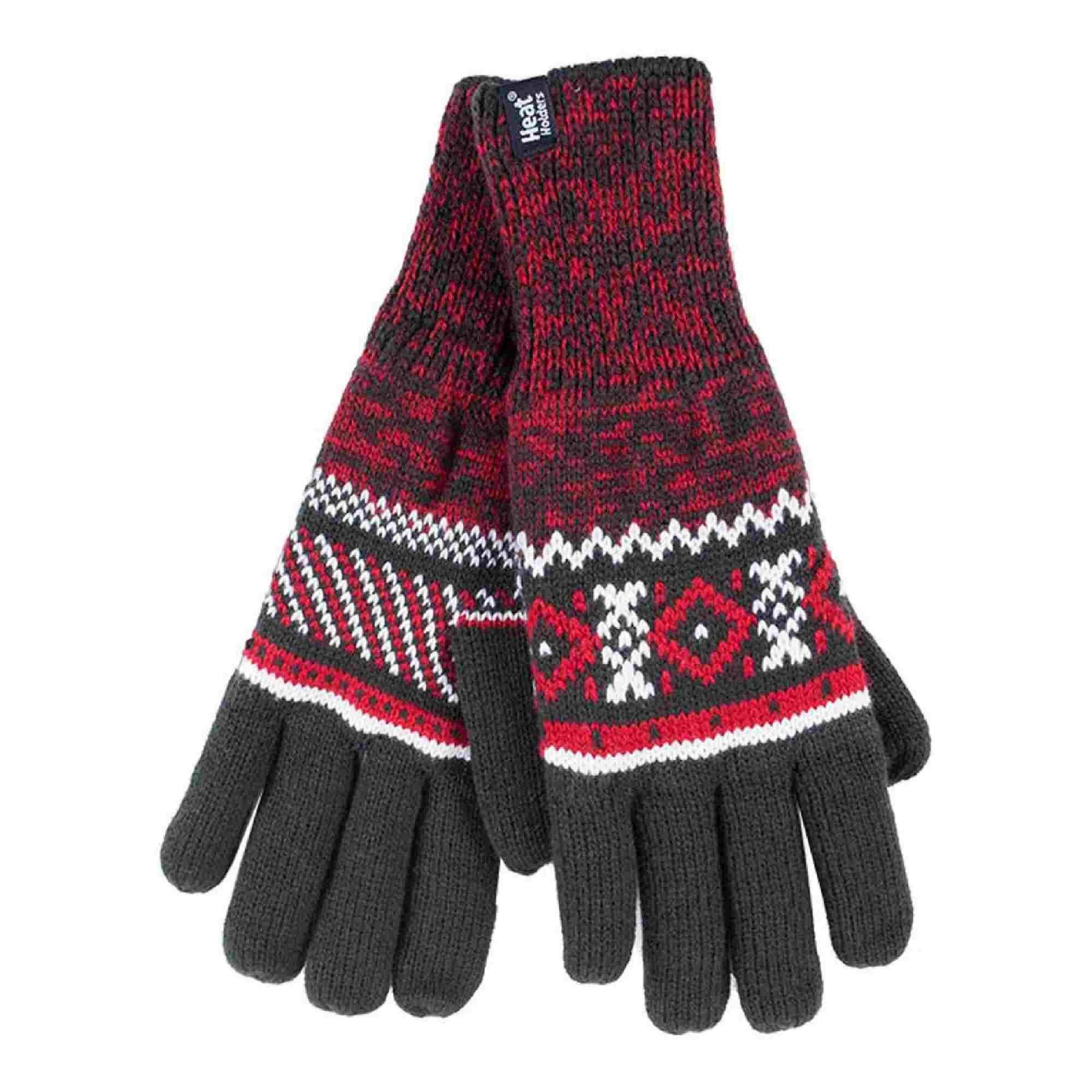 Mens Nordic Fairisle Knitted Fleece Lined Winter Thermal Gloves 9 Mens Nordic Fairisle Knitted Fleece Lined Winter Thermal Gloves - Image 7