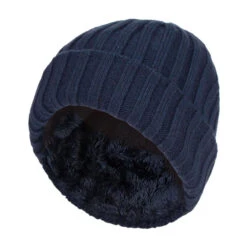 Boys Every Day Casual Wear Ribbed Turnover Winter Hat For Kids -Outdoor Sporting Goods k5120d57b1359a731076c116b5fdad74f