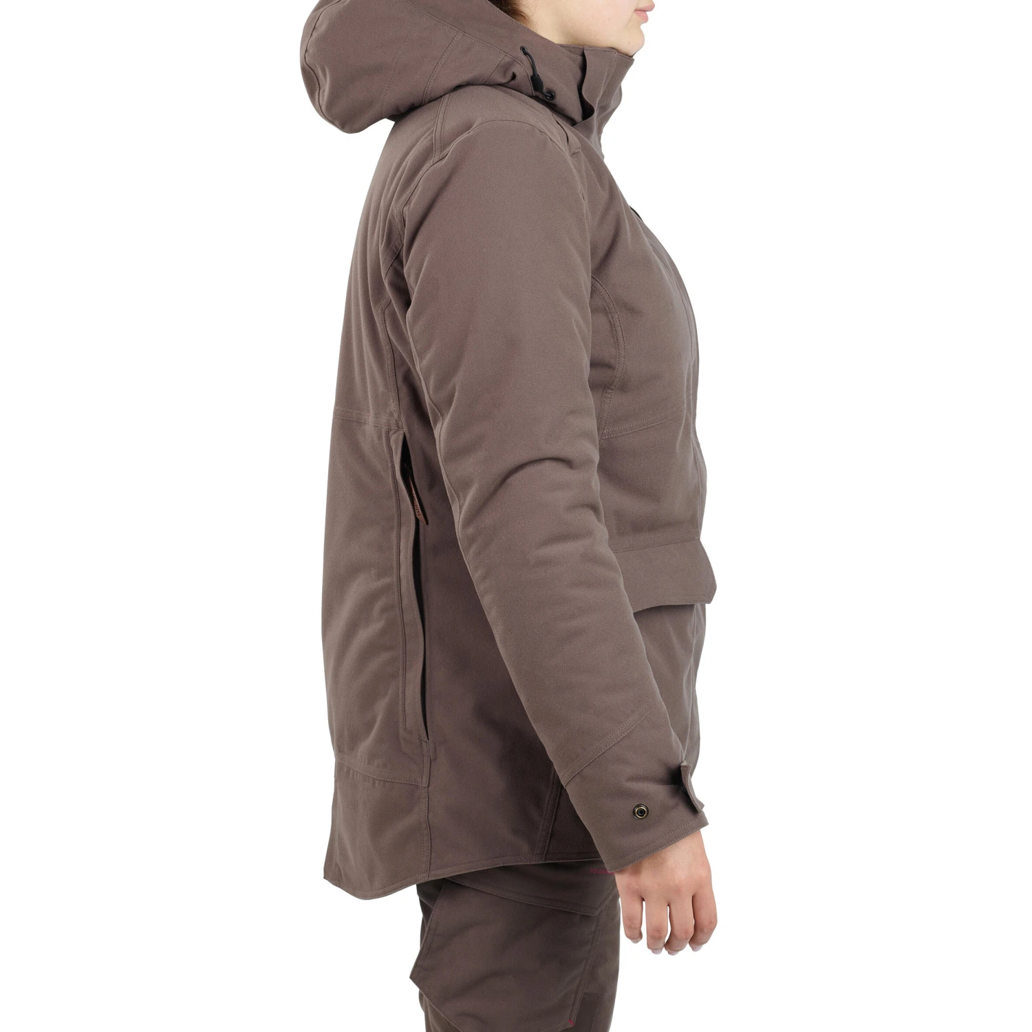 HUNTING WOMEN’S 3-IN-1 WARM WATERPROOF JACKET 500 - BROWN 7 HUNTING WOMEN’S 3-IN-1 WARM WATERPROOF JACKET 500 - BROWN - Image 5