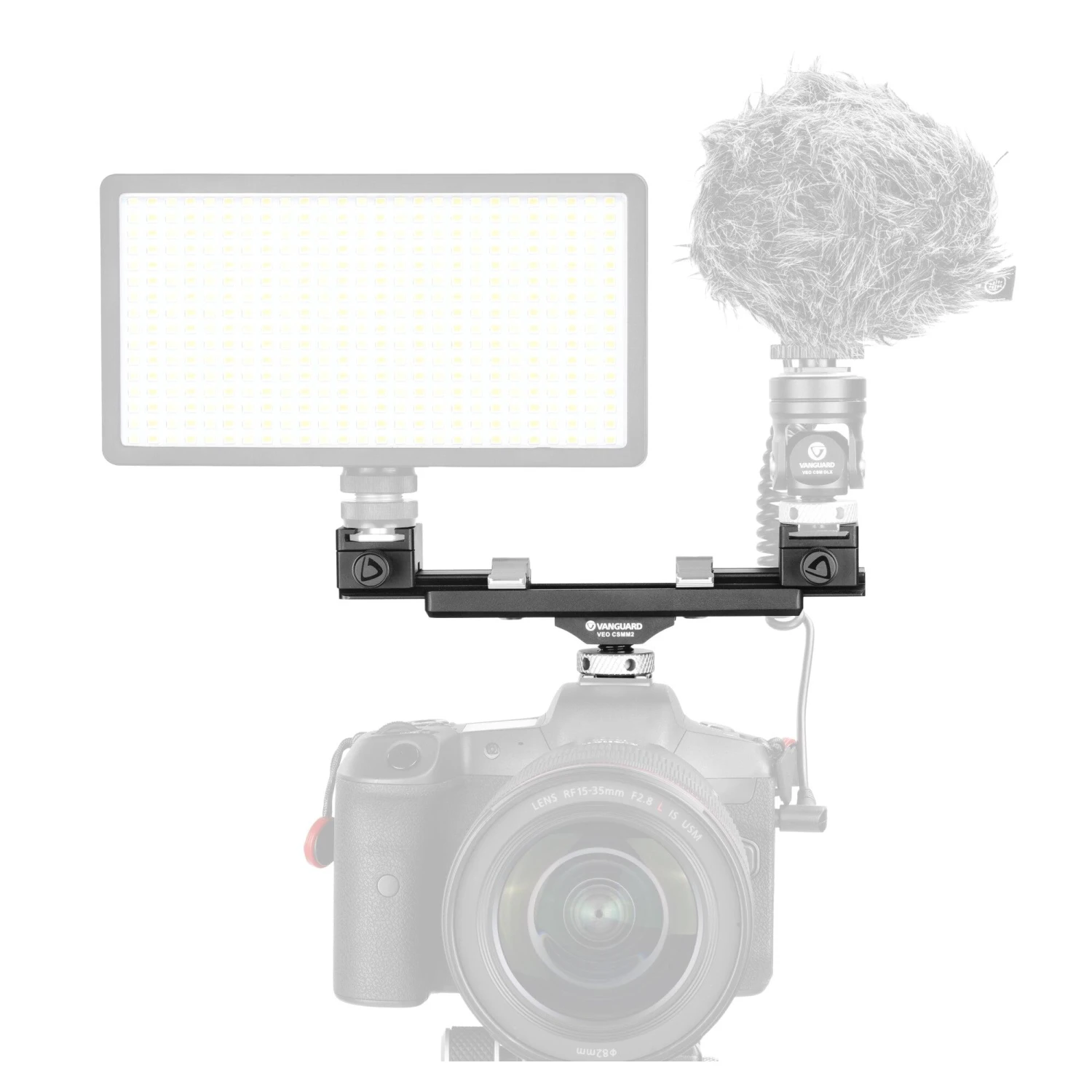 Vanguard VEO CSMM2 Expandable Double Cold Shoe Mount 3 Vanguard VEO CSMM2 Expandable Double Cold Shoe Mount - Image 2