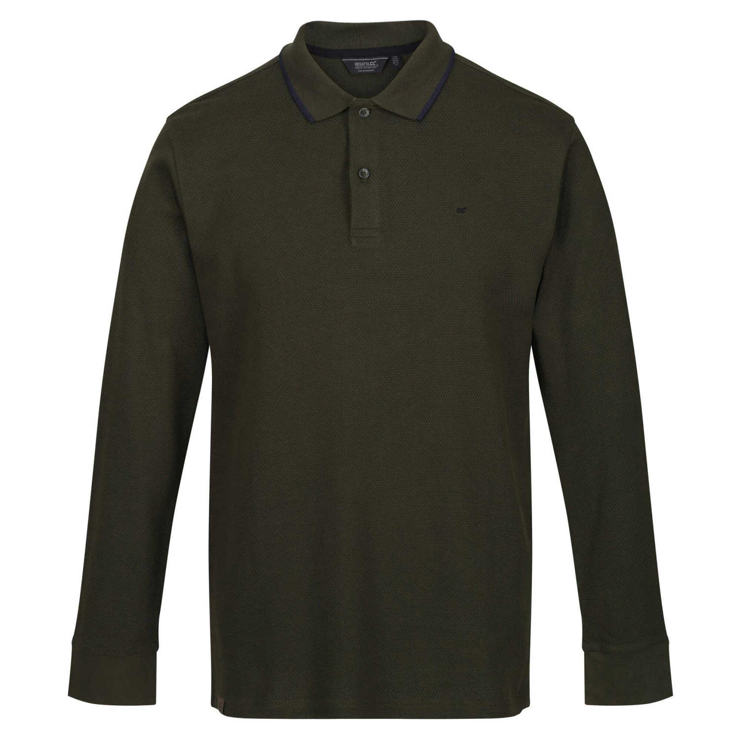 Regatta Mens Leaonzo LongSleeved Polo Shirt (Syrah Red) 10 Regatta Mens Leaonzo LongSleeved Polo Shirt (Syrah Red) - Image 8