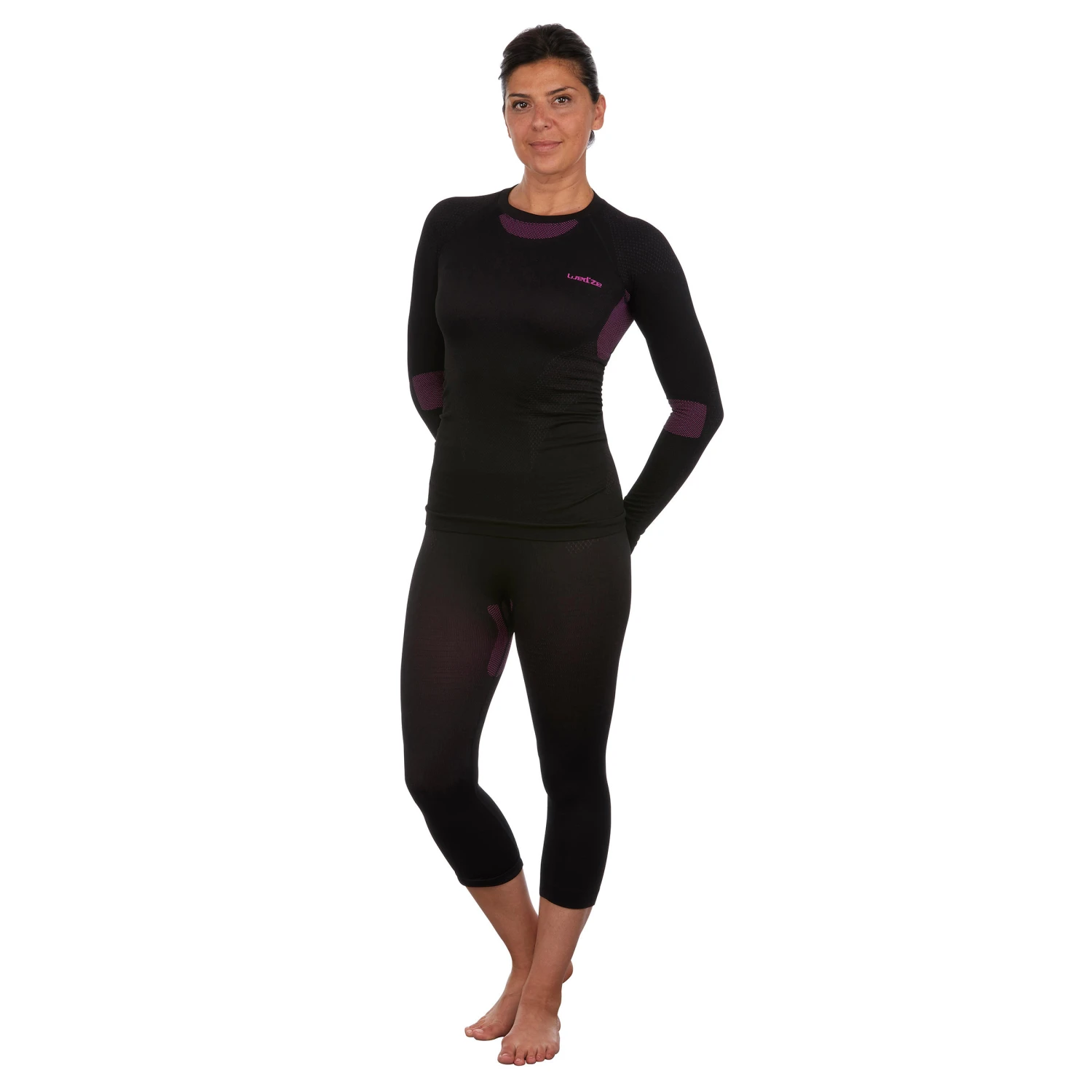 WEDZE Women’s Seamless Ski Base Layer Bottom - BL 580 I-Soft 4 WEDZE Women’s Seamless Ski Base Layer Bottom - BL 580 I-Soft - Image 2
