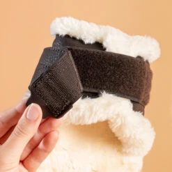 Horse Riding Synthetic Sheepskin Fetlock Boots 580 Twin-Pack -Outdoor Sporting Goods k5588e66ecaf54ed8349f35fcafa471fb