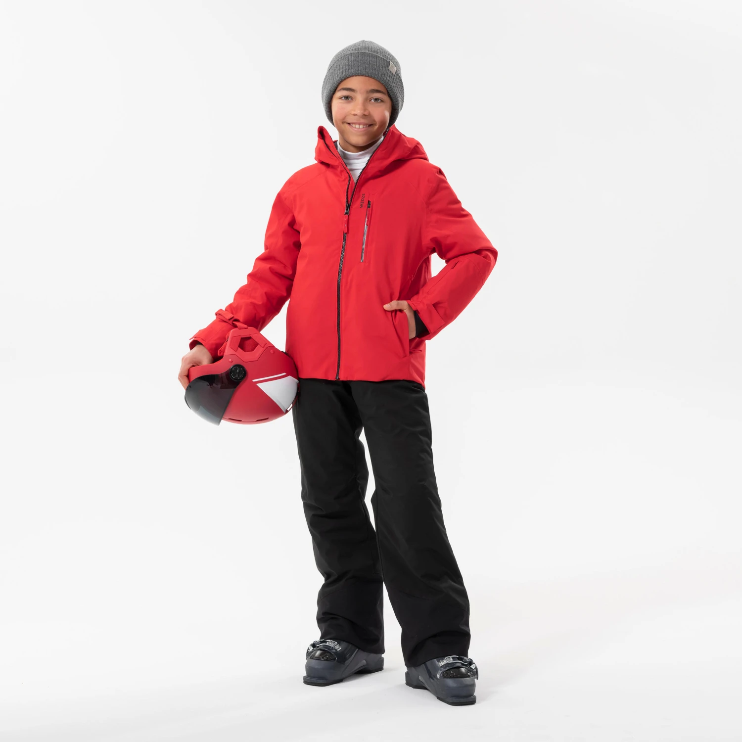 WEDZE Kids’ Warm And Waterproof Ski Jacket 550 18 WEDZE Kids’ Warm And Waterproof Ski Jacket 550 - Image 16