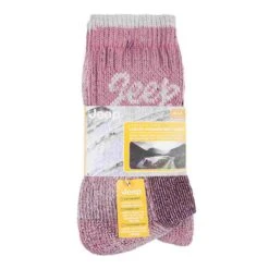 Jeep 3 Pairs Cotton Cushioned Walking Hiking Socks For Ladies -Outdoor Sporting Goods k56dcb21a44044fed585947d99b7b64bf