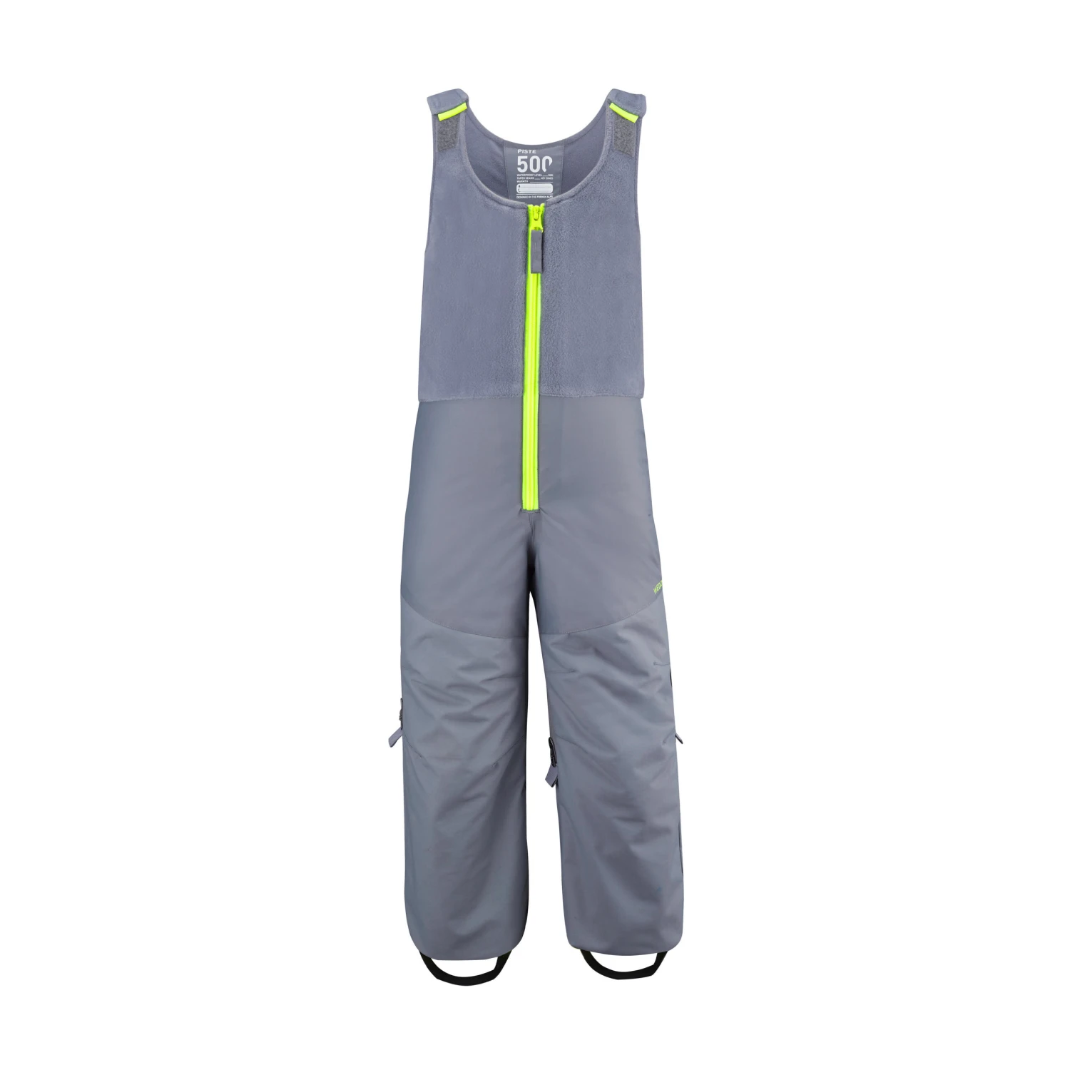 WEDZE KIDS’ WARM AND WATERPROOF SKI SALOPETTES PNF 500 GREY 5 WEDZE KIDS’ WARM AND WATERPROOF SKI SALOPETTES PNF 500 GREY - Image 3