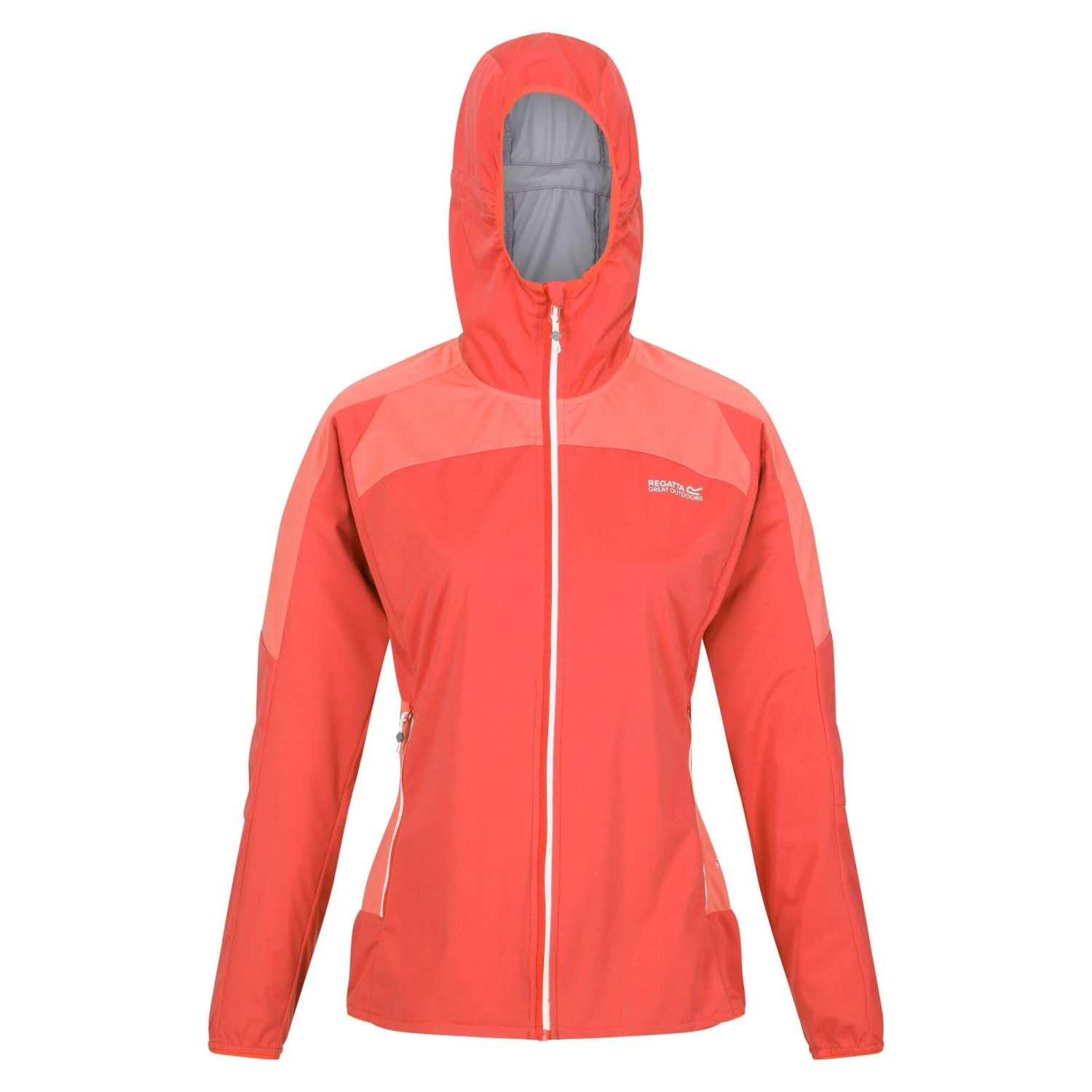 Regatta Womens/Ladies Tarvos IV Softshell Jacket (Neon Peach/Fusion Coral) 3 Regatta Womens/Ladies Tarvos IV Softshell Jacket (Neon Peach/Fusion Coral)